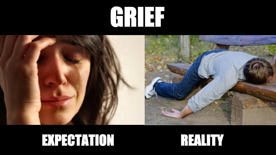 Grief Meme - Expectation vs Reality