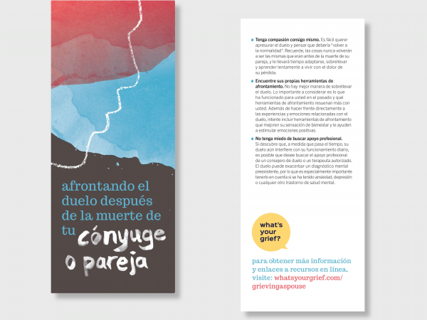 Spanish: Coping After the Death of your Spouse or Partner - 50 Pack - Image 3