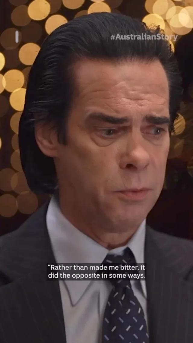 Whether it is in interviews, in The Red Hand Files, or his book, I never get tired of listening to Nick Cave talking about grief. His discussions of how the grief after his son’s death actually made him more open and less cynical always break me open. Not because he makes iy seem we’re under any sort of imperative to do the same, but because he does so with no judgement to others who have not experienced that in their grief. It always seems clear he knows it could have easily gone another way. Clip from his interview with @leigh_sales